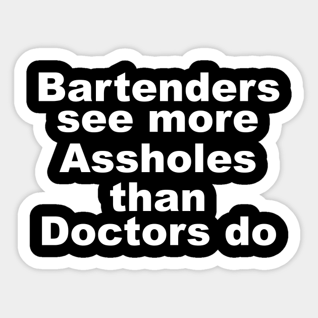 Bartender Sticker by TheCosmicTradingPost